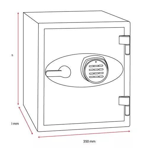 Phoenix FS1280 Series Fire Safes   FS1282E- DF - SafeInche