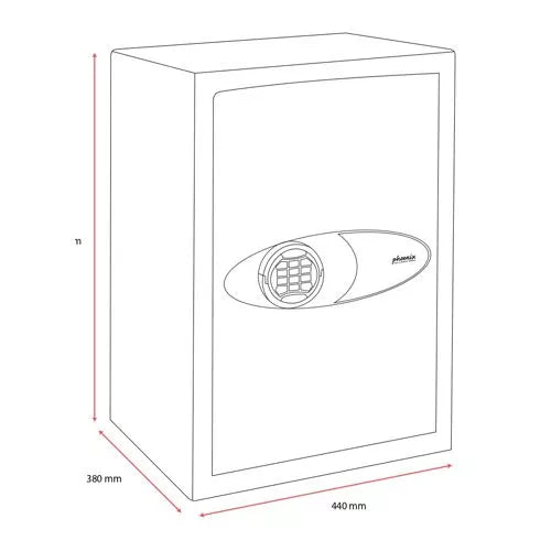 Phoenix HS0670 Series High Security Safes HS0674E- DF - SafeInche