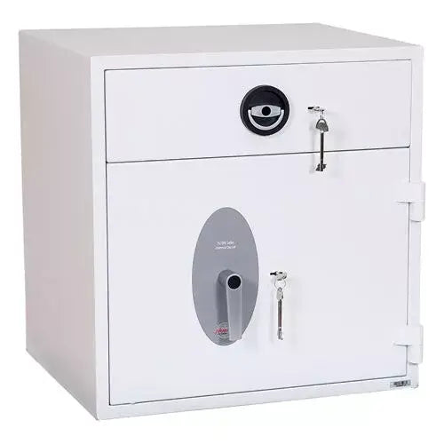 Phoenix HS1090 Series Deposit Safes HS1091KD- DF, secure deposit safe for cash storage, anti-drill protection.