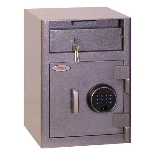 Phoenix SS0990 Series Deposit Safes SS0996FD- DF front loading security safe with fingerprint lock and cash management features.