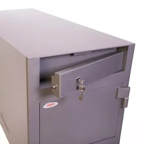 Phoenix SS0990 Series Deposit Safes SS0998FD- DF front loading deposit safe with coffer and security features.