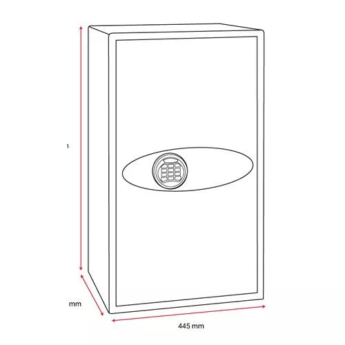 Phoenix SS1180 Series Security Safes   SS1184E- DF - SafeInche