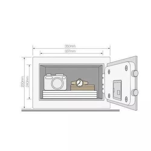 Yale YSM250 Certified Home Safe YSM250- DF - SafeInche
